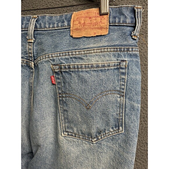 Levi’s 517 0217 Jeans 35x31 Bootcut Flare Made in USA Vintage 1970s Talon Zip - Picture 8 of 16